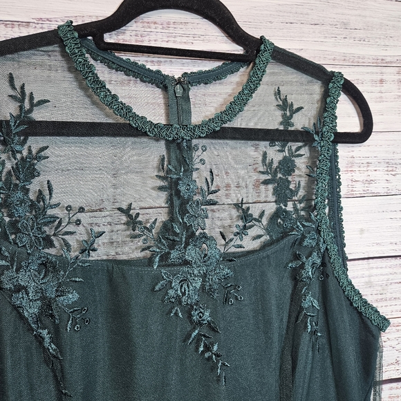 Nanette Lepore green lace dress - Picture 9 of 16